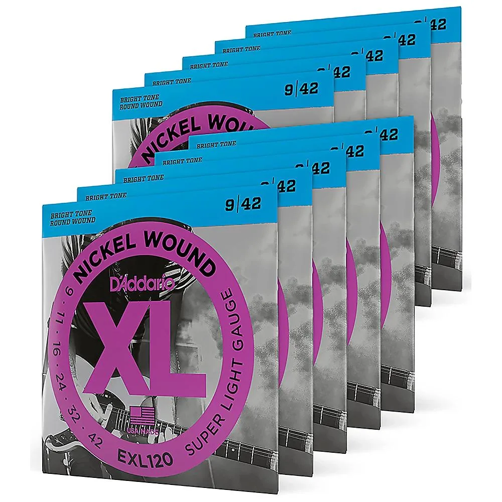 D'Addario D'Addario EXL120 Super Light Electric Guitar Strings 10 Sets — product photo
