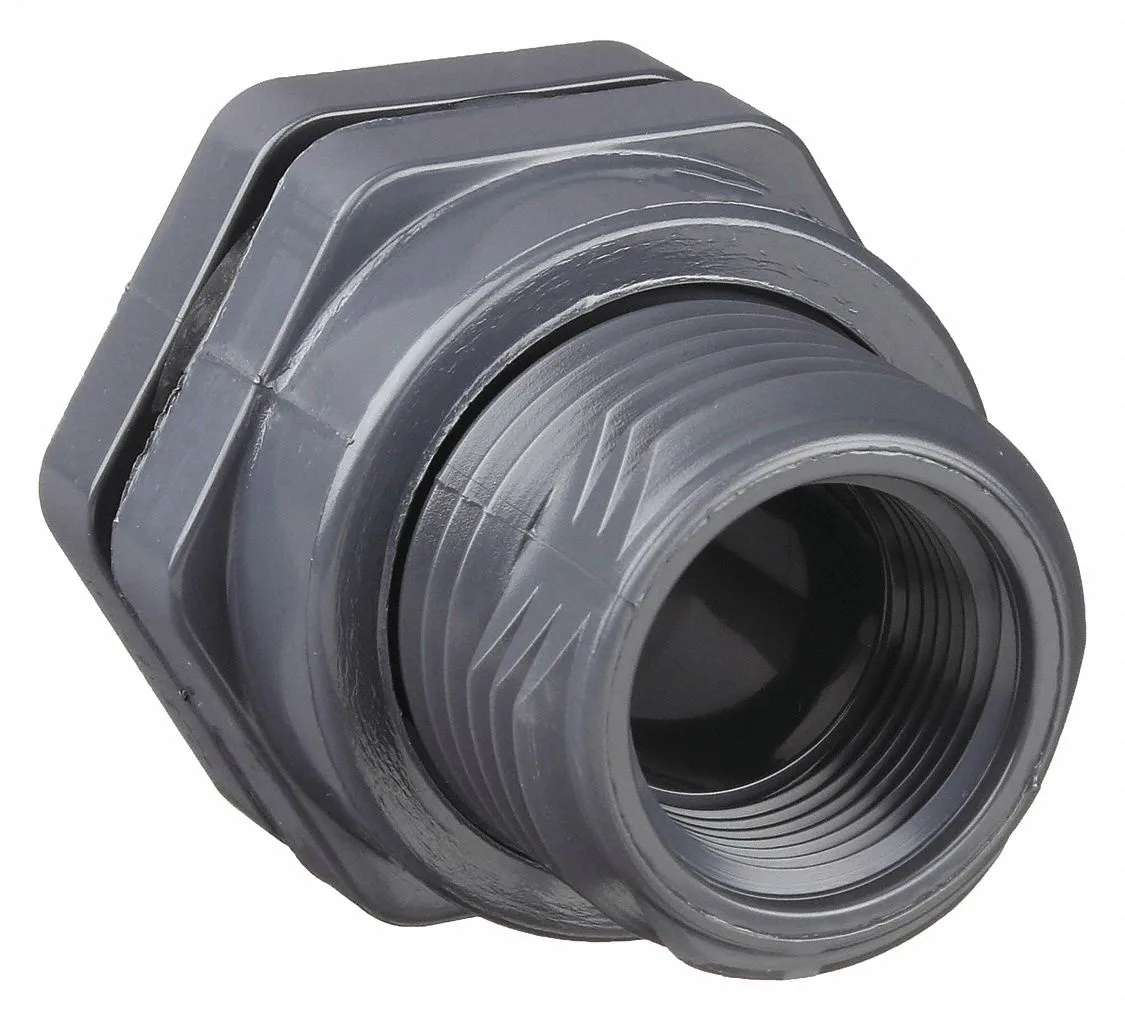 HAYWARD POOL PRODUCTS INC HAYWARD POOL PRODUCTS INC BFAS1010TES 1" PVC Bulkhead Fitting Trap — product photo
