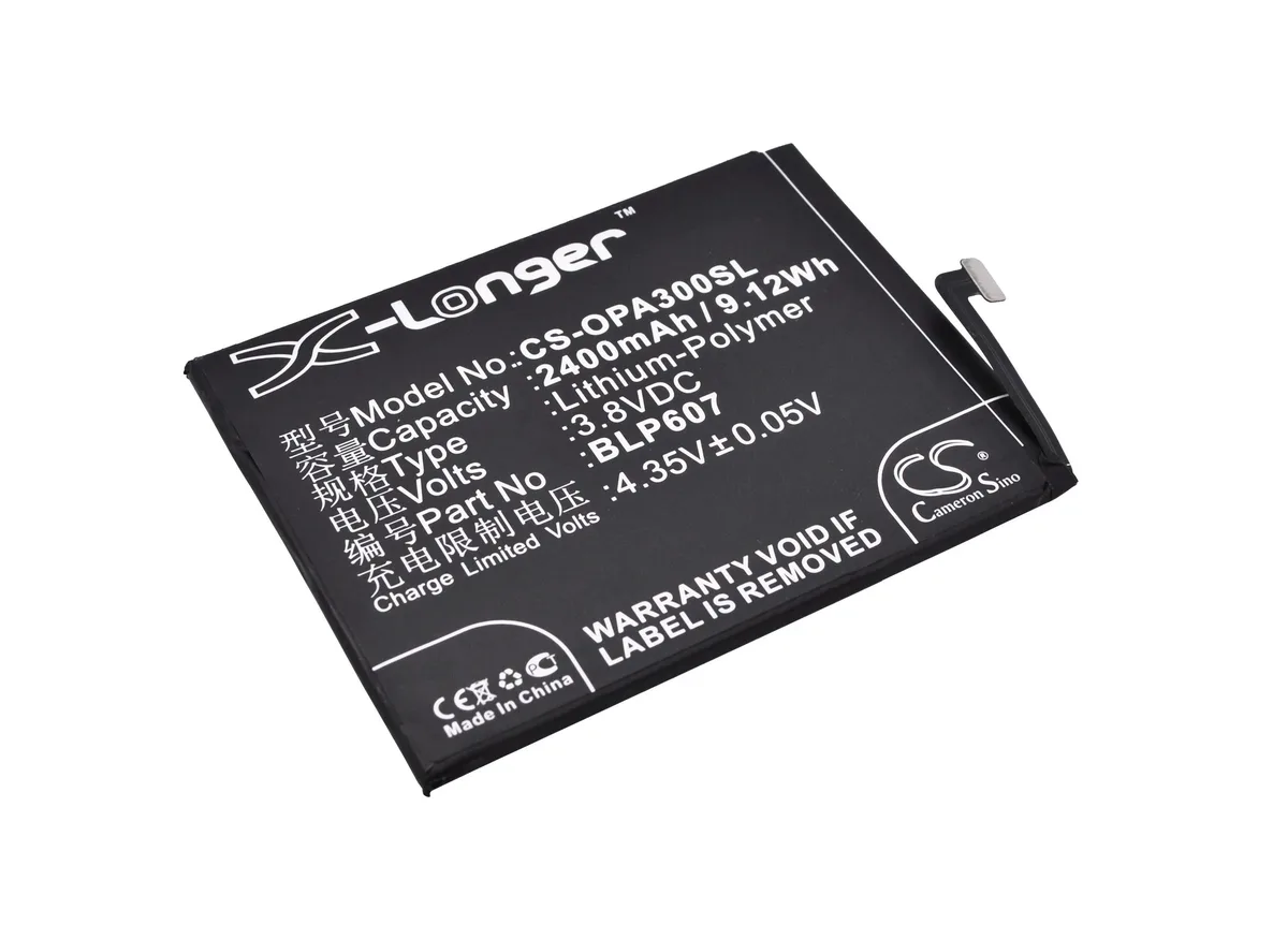 Rectangular replacement battery pack for A30 devices