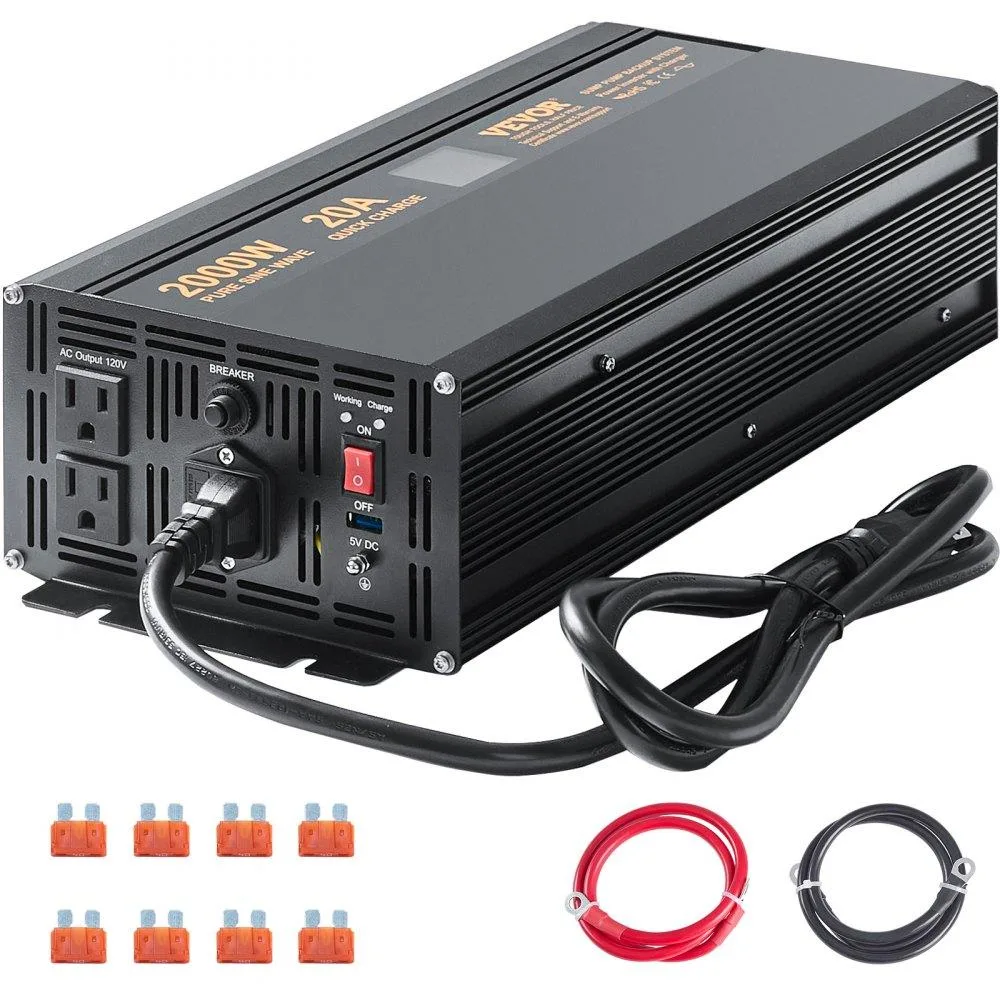VEVOR VEVOR SGPC2000W-121 2000W Sump Pump Battery Backup with LCD — product photo