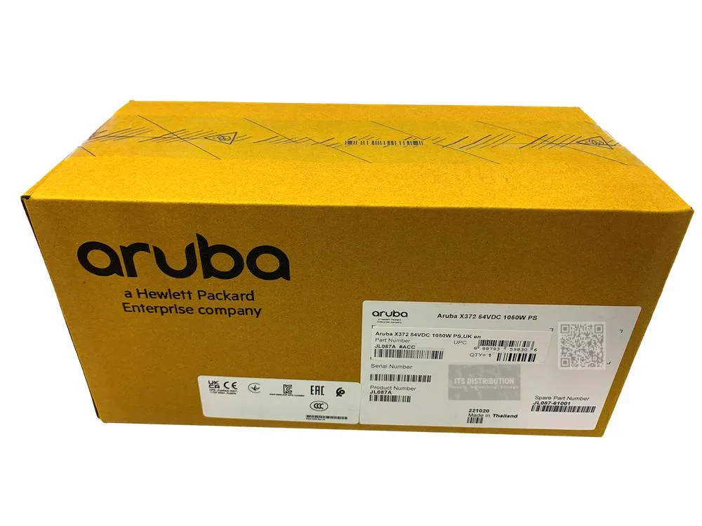 HP HP JL087A#B2B Aruba X372 1050 W hot-plug redundant server power supply — product photo