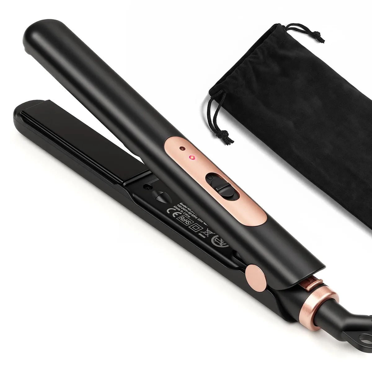  Small Flat Iron 0.7 Inch Mini Hair Straightener and Curler 2 in 1 — product photo