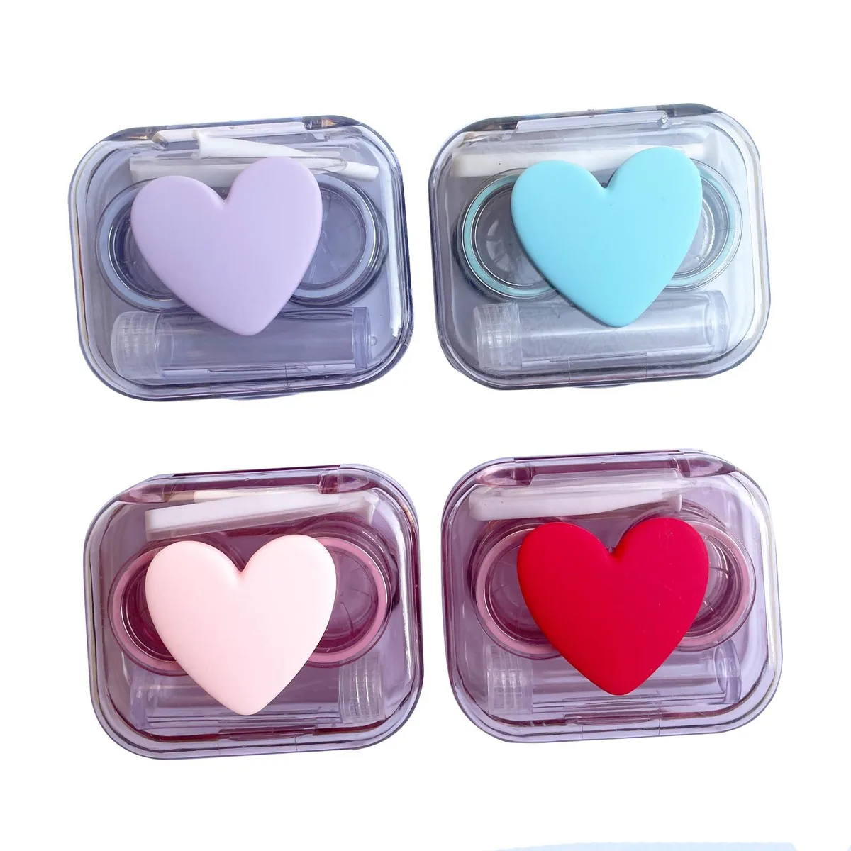  Howinn HO Contact Lens Case Kit 4 Pack Brown 2.13 2.6 .8 in — product photo