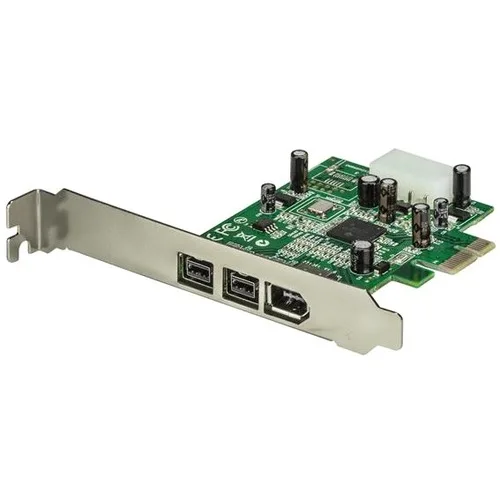 STARTECH STARTECH PEX1394B3 2× FireWire 800 + 1× FireWire 400 expansion card — product photo