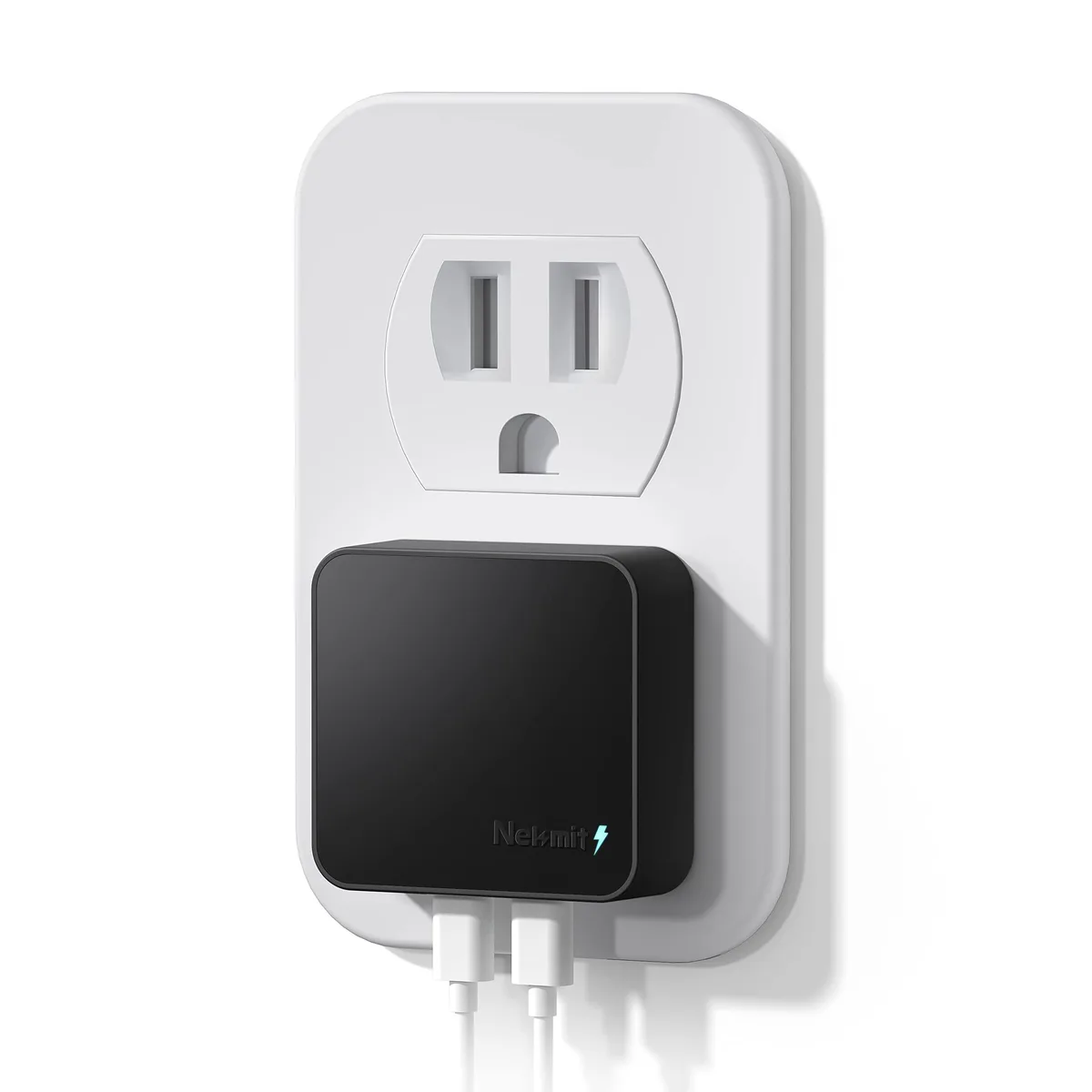 Nekmit FY-0902000 40W Dual USB-C Wall Charger Black — product photo