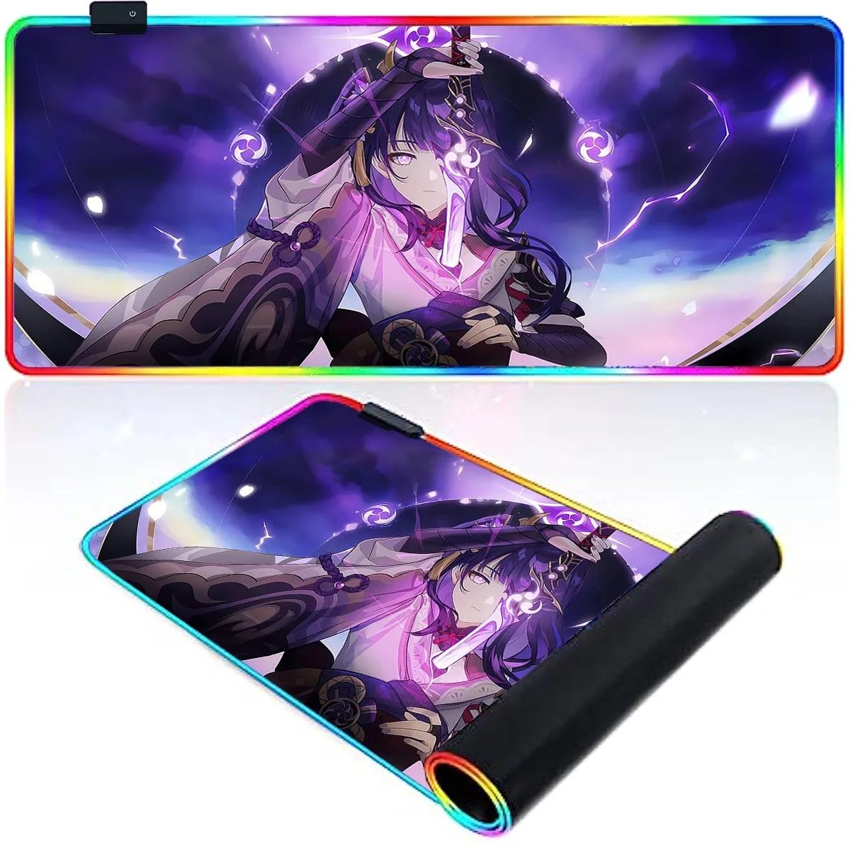 KINCS KINCS Genshin Impact Raiden Shogun RGB Mouse Pad 60x30cm — product photo