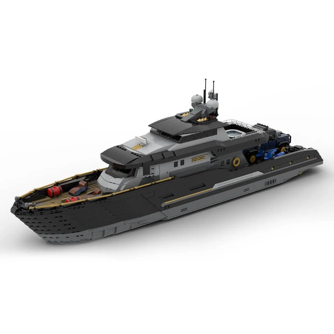ZITIANYOUBUILD ZITIANYOUBUILD MOC-185307 1/30 Explorers Yacht 4369PCS — product photo