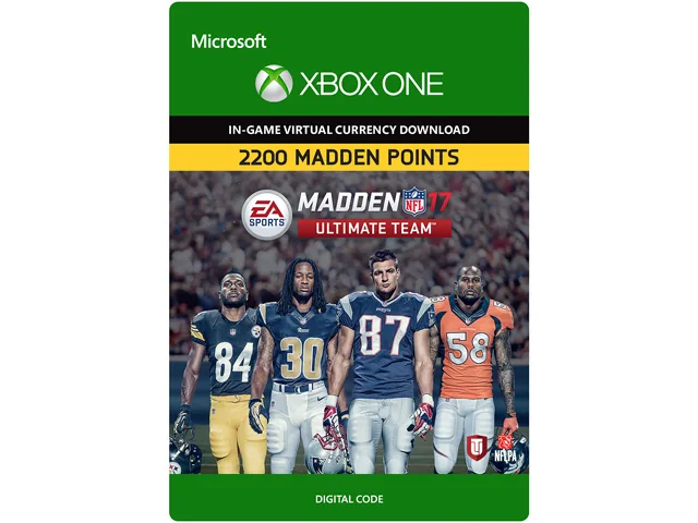 Electronic Arts Electronic Arts 7F6-00055 Madden NFL 17 MUT 2200 Points Pack downloadable game — product photo