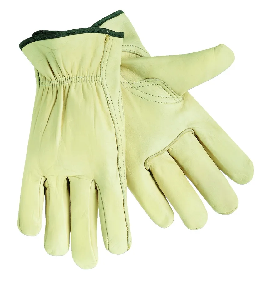 Memphis Memphis 3211M Leather Drivers Gloves, Cowhide, Shirred Slip-On, Keystone personal protective equipment — product photo