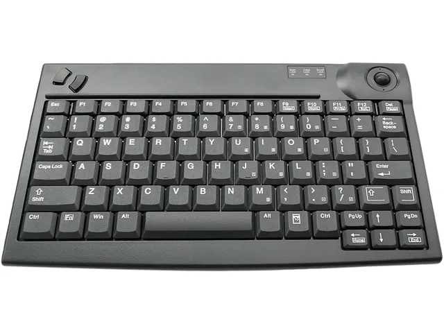 Keysource Keysource KSI-MINITB USB Mini Keyboard with Trackball Black — product photo