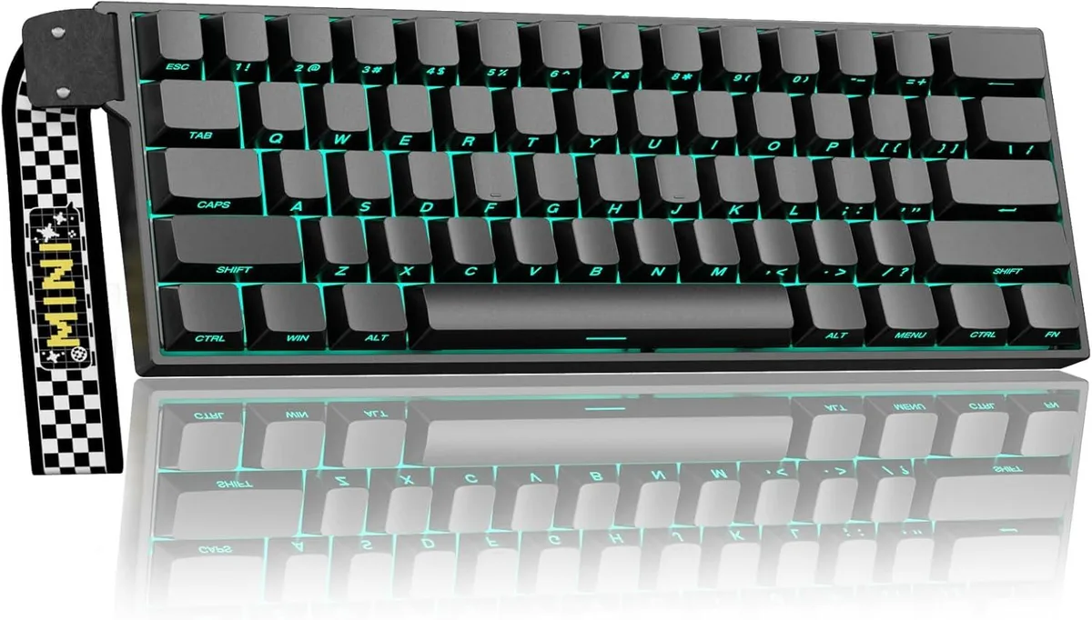 usbroway usbroway Aula MINI60 HE PRO 60% gaming keyboard wireless black — product photo