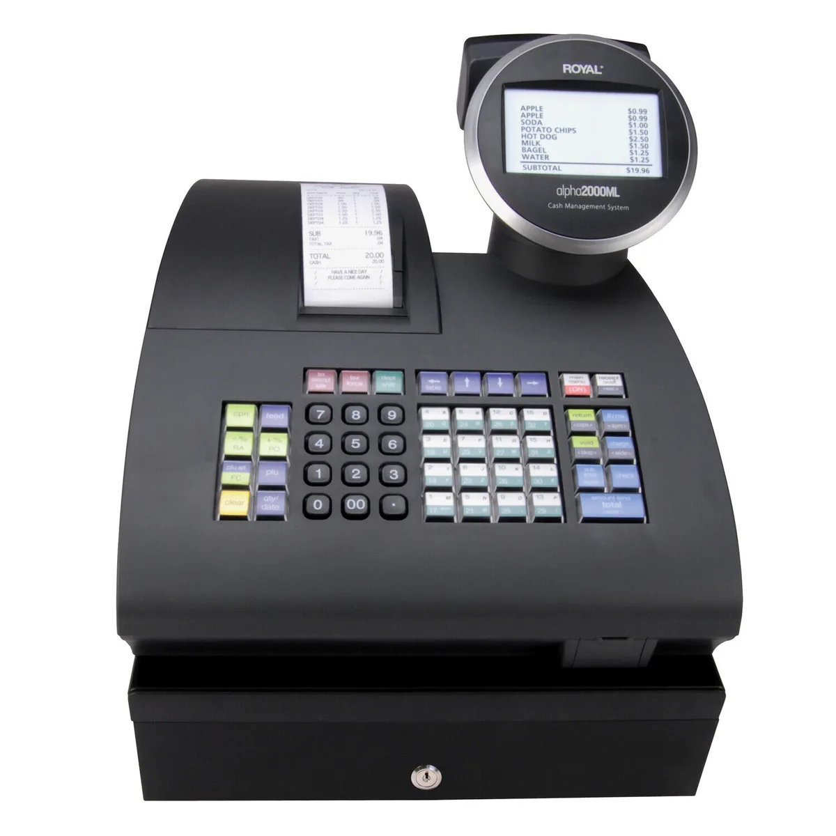 Royal Royal 2000ML 89396T Cash Register 7000 PLU 40 Clerks 200 Depts — product photo