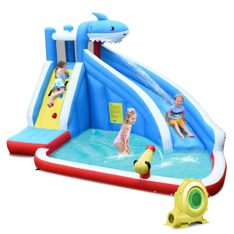 SlickBlue SlickBlue 4-in-1 Inflatable Water Slide Park 265 lbs 735W Blower Multi — product photo