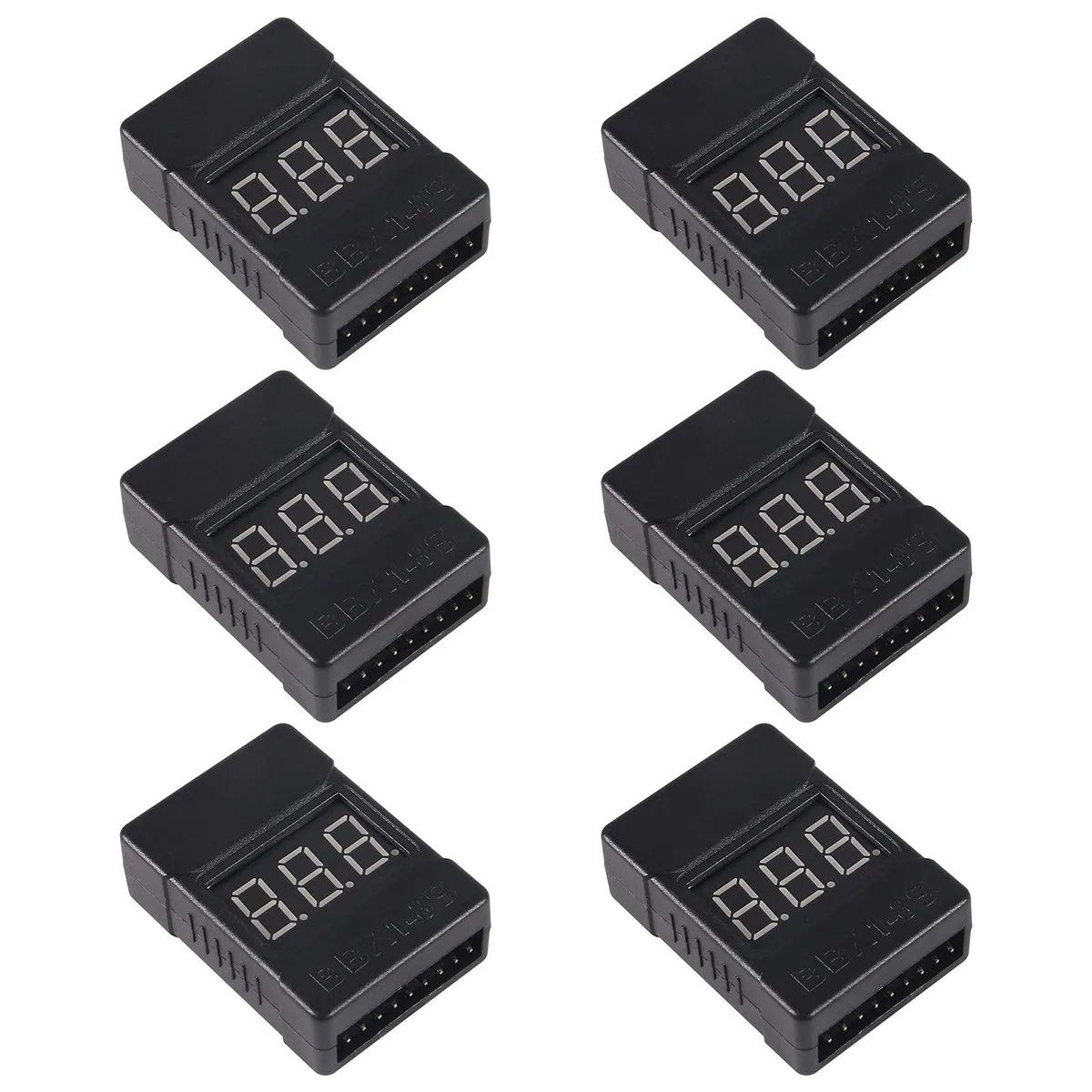 AOICRIE Lipo Battery Checker 6Pack Voltmeter 1S-8S .01V precision 1655 — product photo