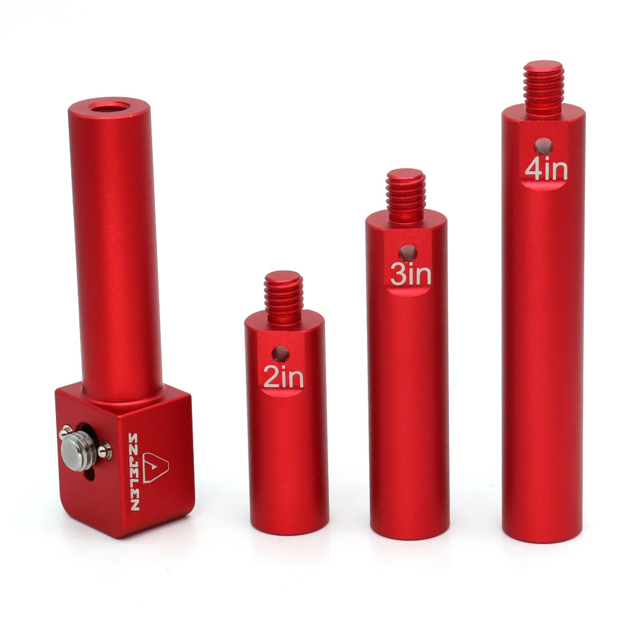 SZJELEN SZJELEN 4 Sections 19mm Rod Bracket 3/8" Screw Mount Red — product photo
