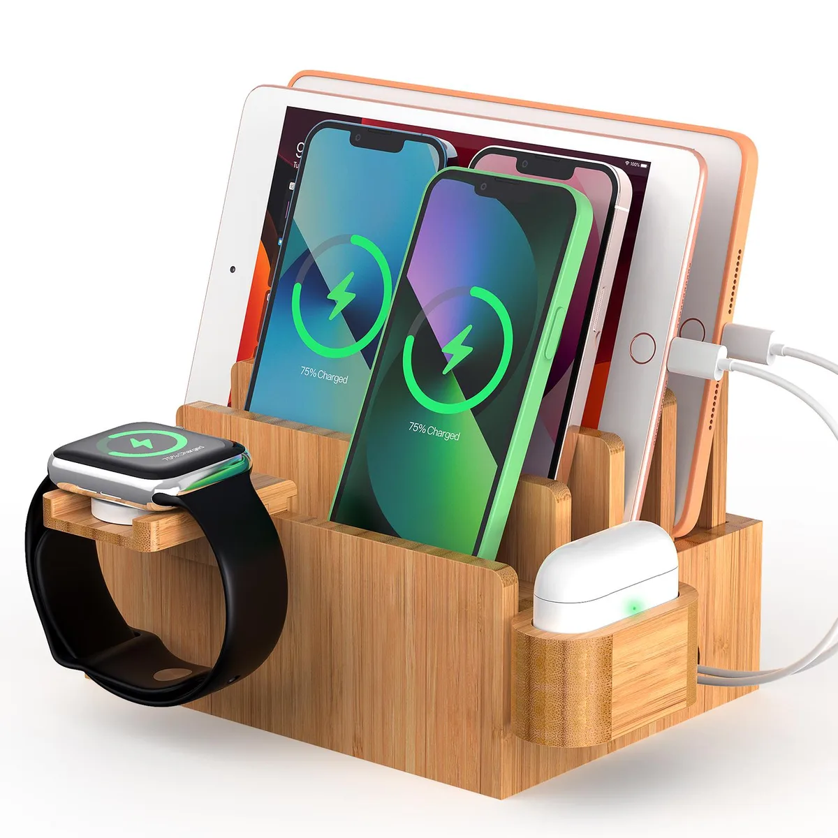 Beebo Beabo Beebo Beabo Bamboo Charging Station Office Furniture — product photo