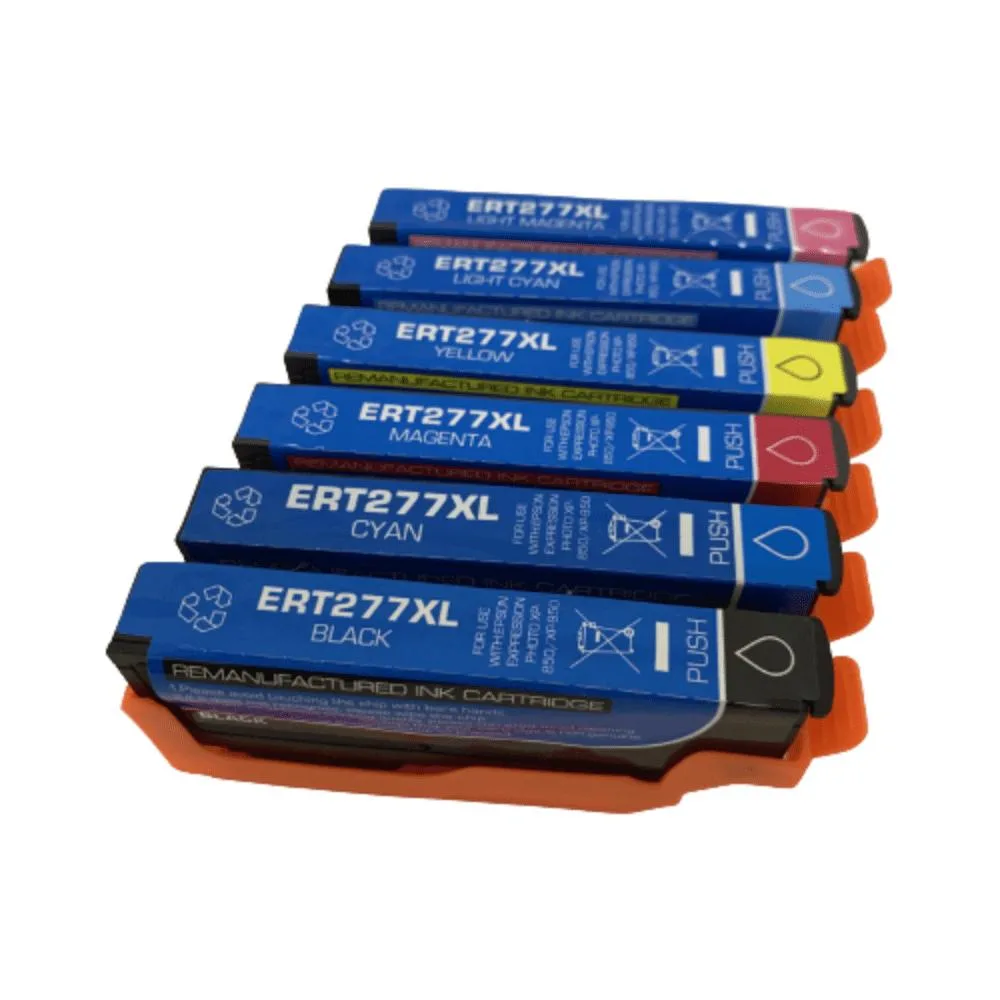 Ninestar Technology Ninestar Technology 277XL 6-pack toner cartridge (black, cyan, magenta, yellow, light cyan, light magenta) — product photo