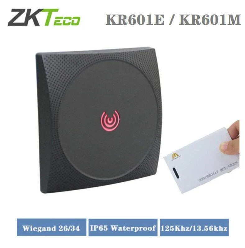 ZKTECO ZKTECO KR601 ID/CD IP65 Waterproof Door Access Control System RFID Card Reader office equipment — product photo