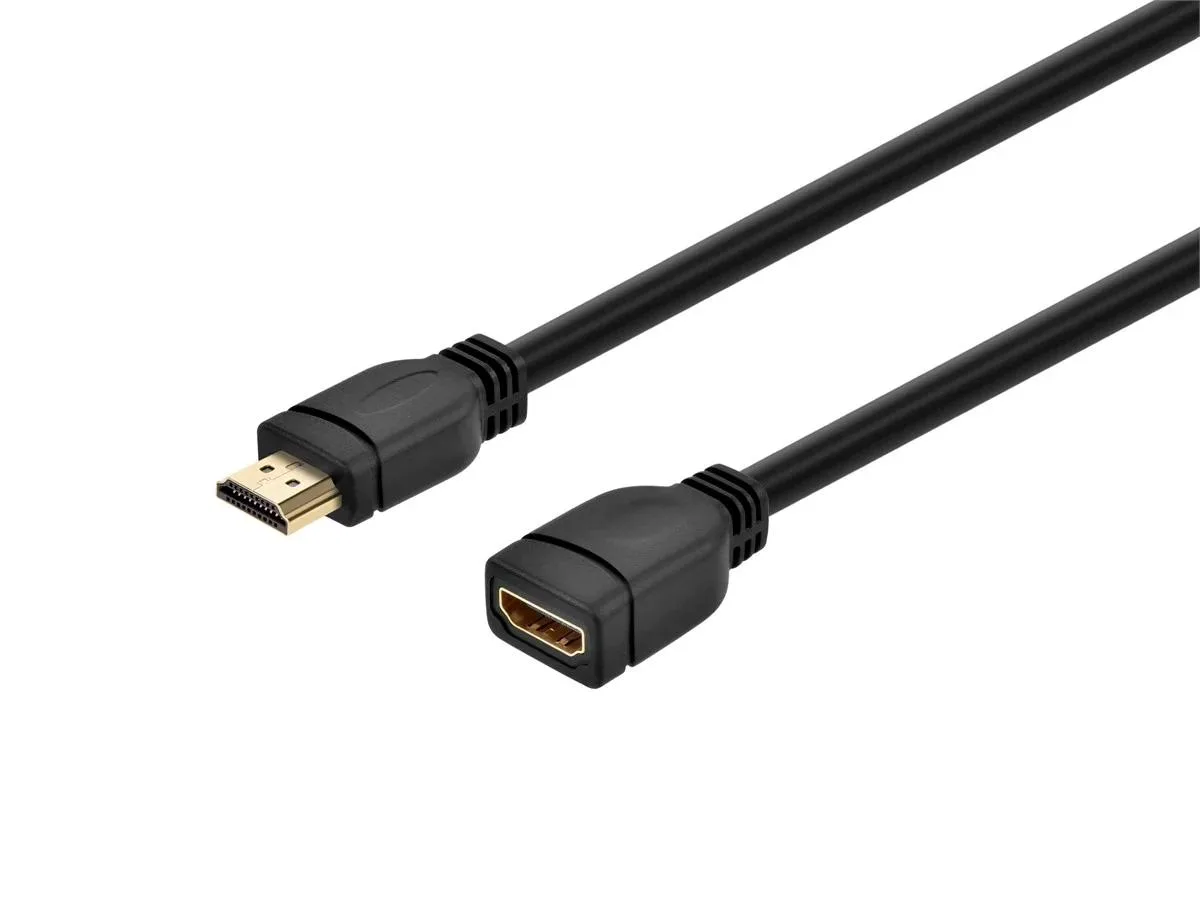 Monoprice Inc. Monoprice 102891 8-inch 28AWG HDMI Male to Female Port Saver Black — product photo