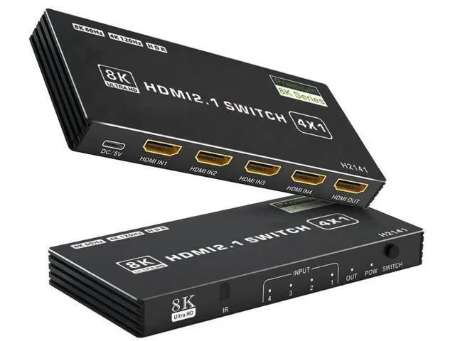 LORDWORLD LORDWORLD 4 Port 8K HDMI 2.1 Switch gaming monitor — product photo