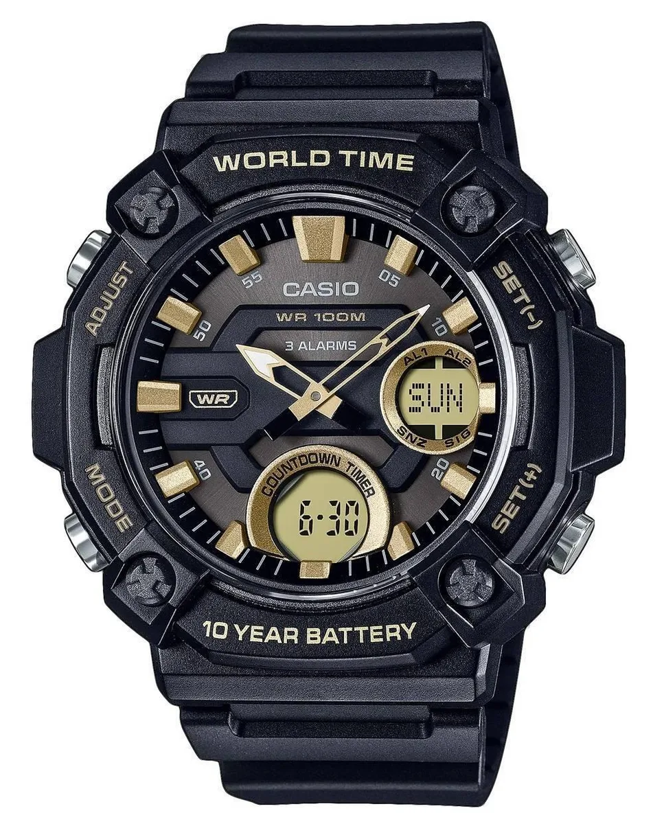 CASIO CASIO AEQ-120W-9AV Analog Digital Resin Watch 100m — product photo