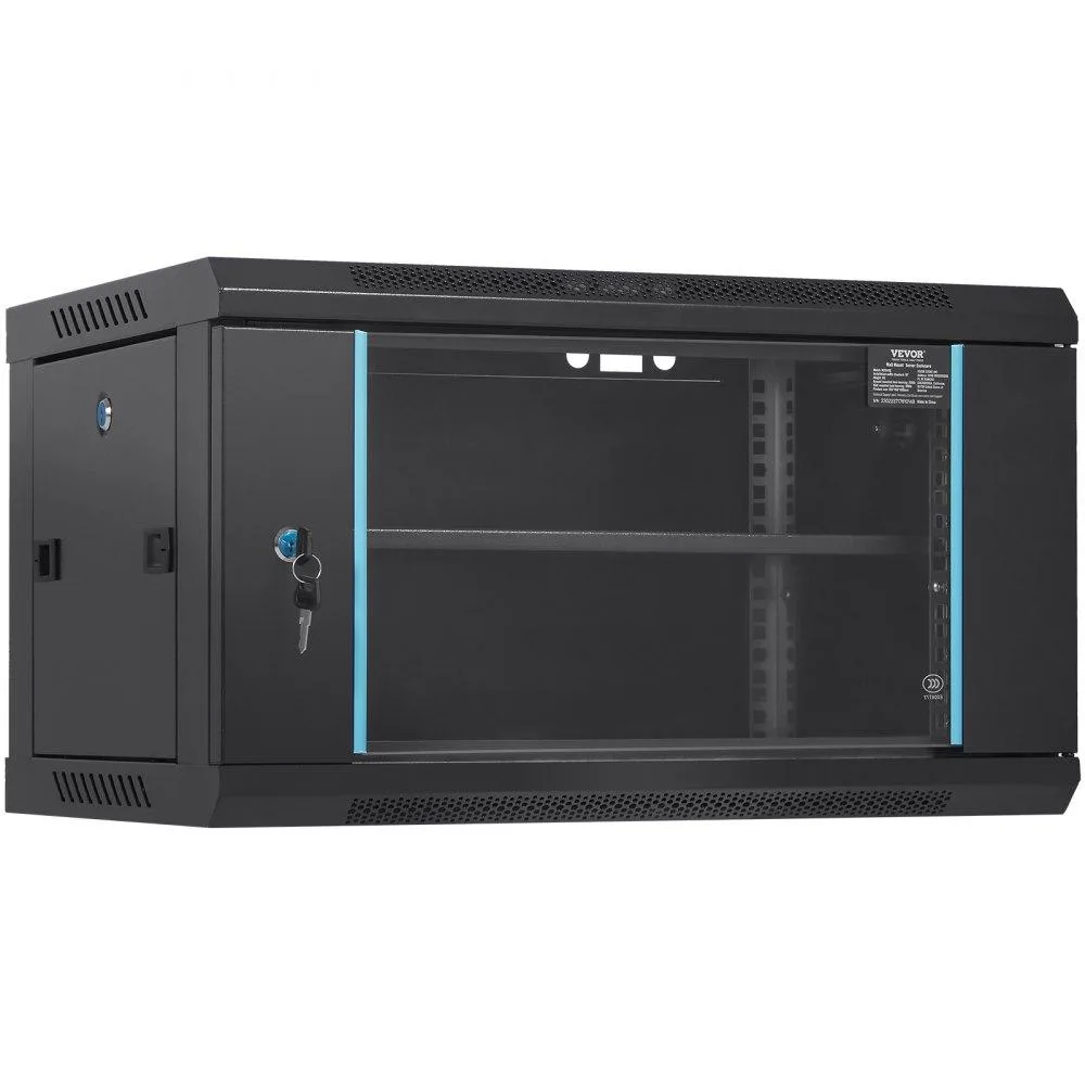 VEVOR VEVOR 6U Wall Mount Server Cabinet 15.5in Deep 200lb Capacity — product photo