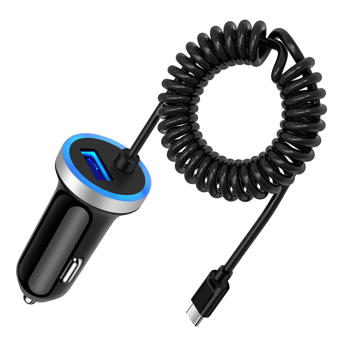  GE RC8 Car Charger 3.4A Dual Port 3ft Cable — product photo