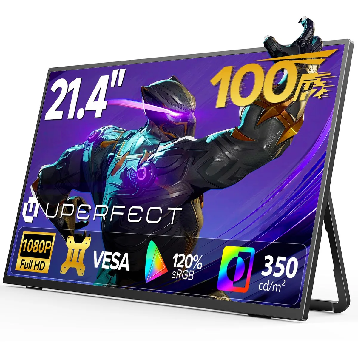 Uperfect Uperfect 21.4" Portable Monitor 1920x1080 100Hz QLED 125% sRGB 350 Nits 1ms — product photo