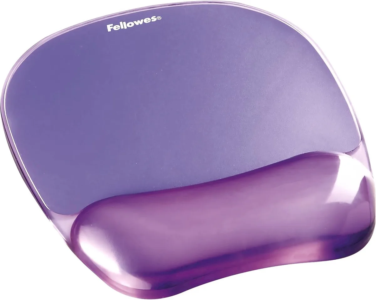 BAOFENG BAOFENG Crystals Gel Mouse Pad with Wrist Rest Purple 91441 — product photo