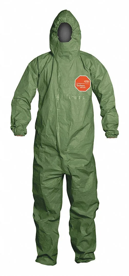 DuPont DuPont Tychem 2000 SFR Hooded Coveralls S Green — product photo