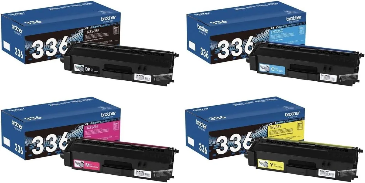 Brother Brother TN336 High Yield Toner Set (Black, Cyan, Magenta, Yellow) — product photo