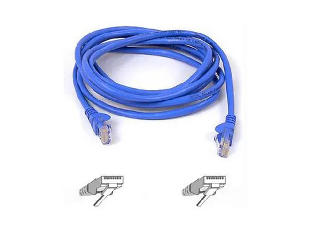 Belkin Belkin A3X126-15-BLU-S 15 ft Cat 5E Crossover network ethernet cable — product photo