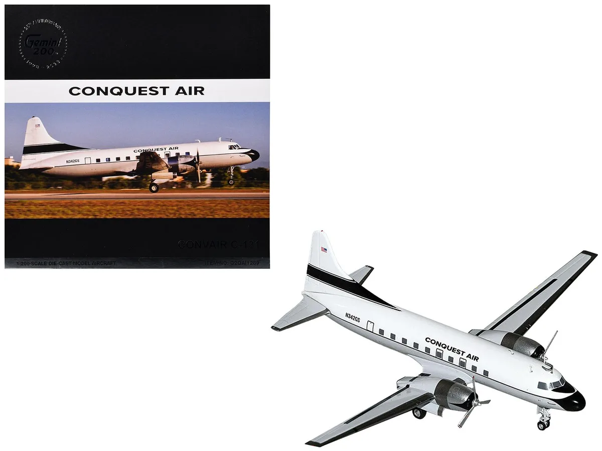 GeminiJets GeminiJets Convair C-131 Conquest Air Cargo 1/200 Diecast Model — product photo