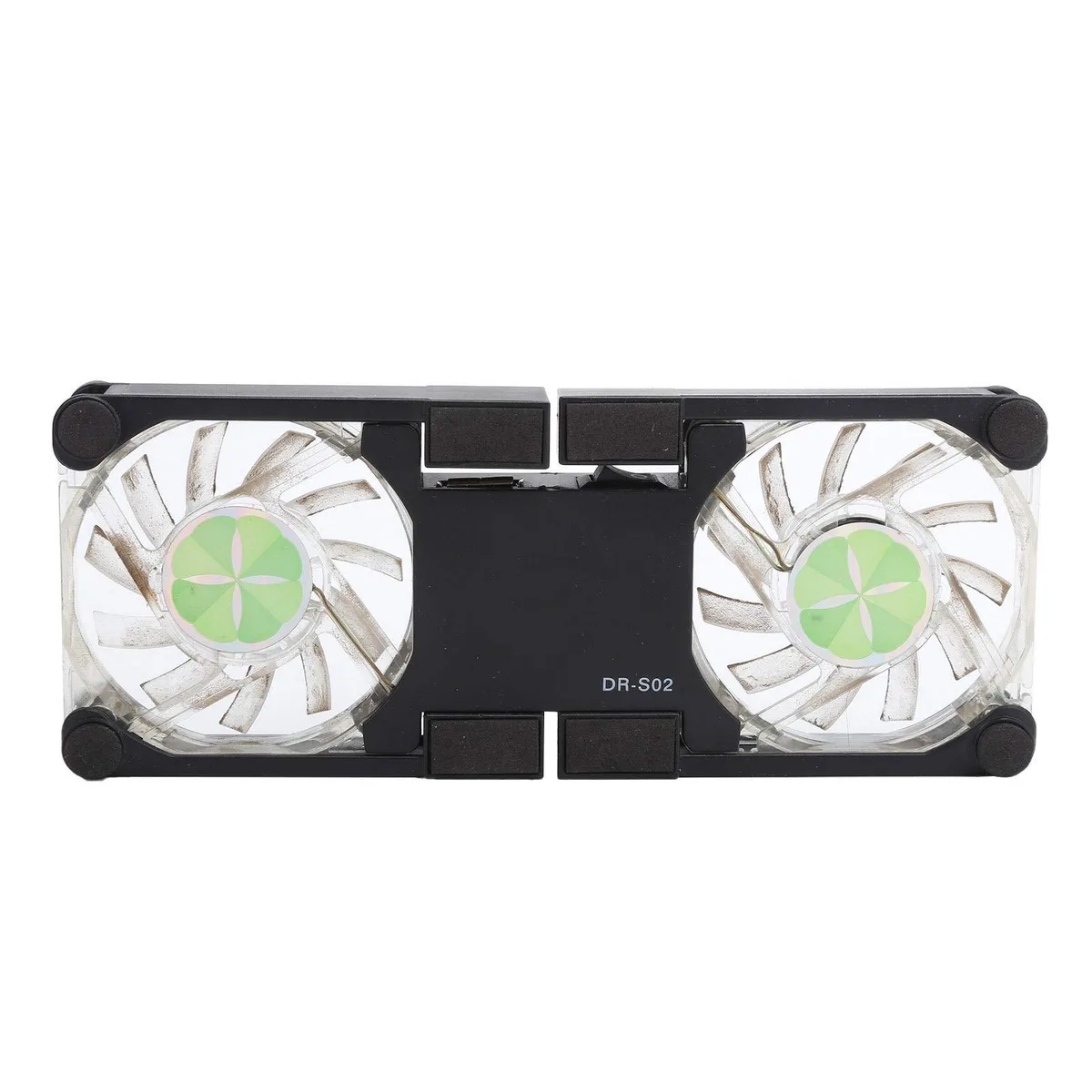  DR-S02 Laptop Cooling Pad 2 Fans LED USB Powered — product photo