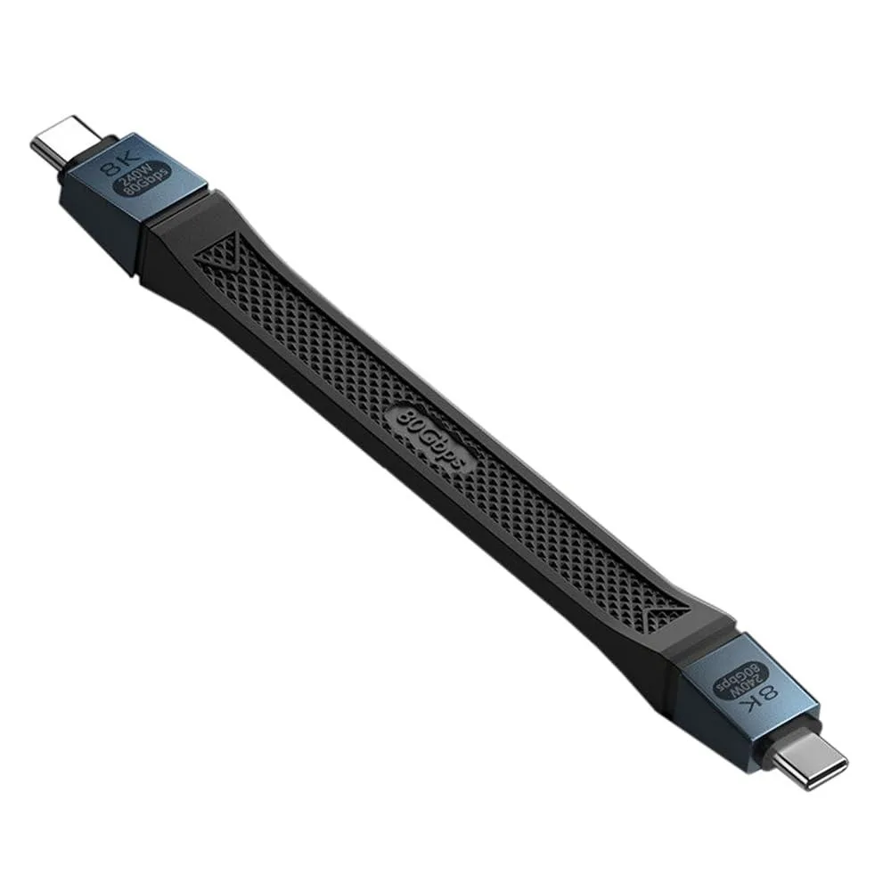 Fervit Fervit USB5.0 80Gbps Flat Slim FPC Cable 13cm 240W 16K@30Hz 8K@60Hz 5K@60Hz — product photo