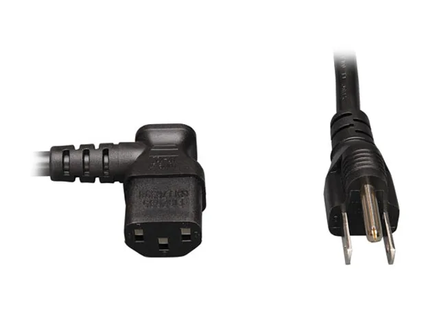 Tripp Lite Tripp Lite P006-006-13LA 6 ft 18AWG computer power cord NEMA 5-15P to C13 left angle — product photo