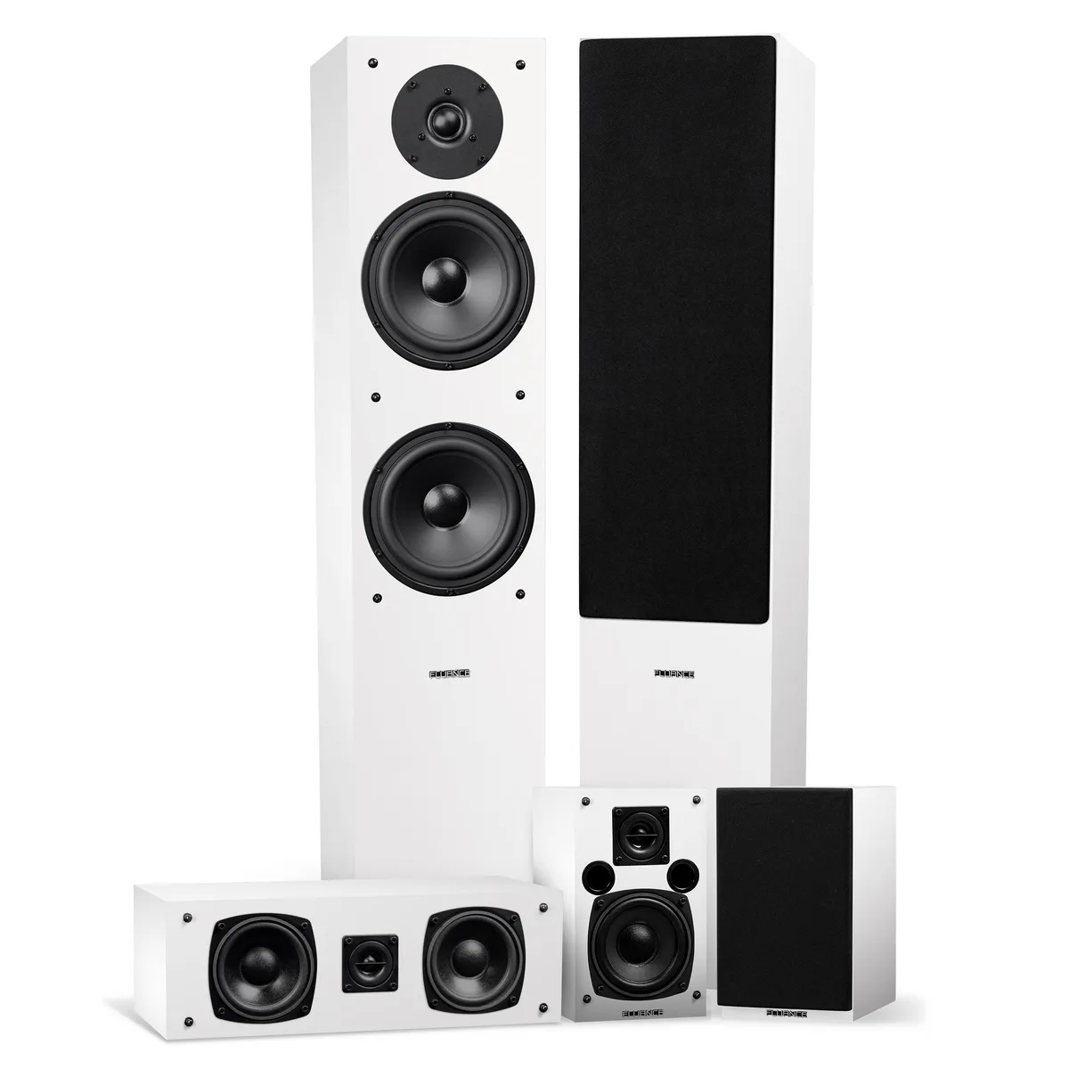 Fluance Fluance SXHTBWH 5.0 Channel Home Audio Speaker System White — product photo