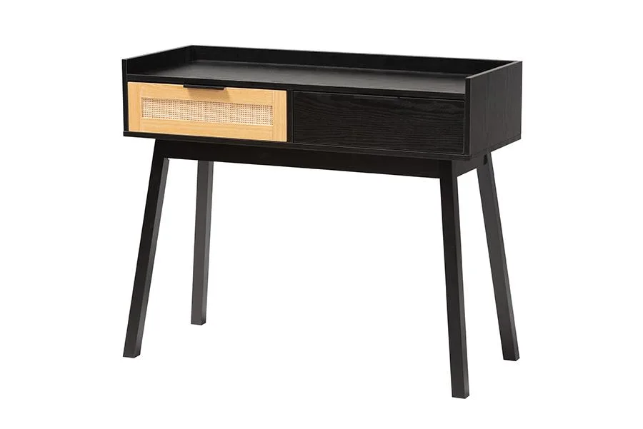 Baxton Studio Baxton Studio 0.0 Kalani Mid-Century Console Table 39.40"W 2-Drawer — product photo