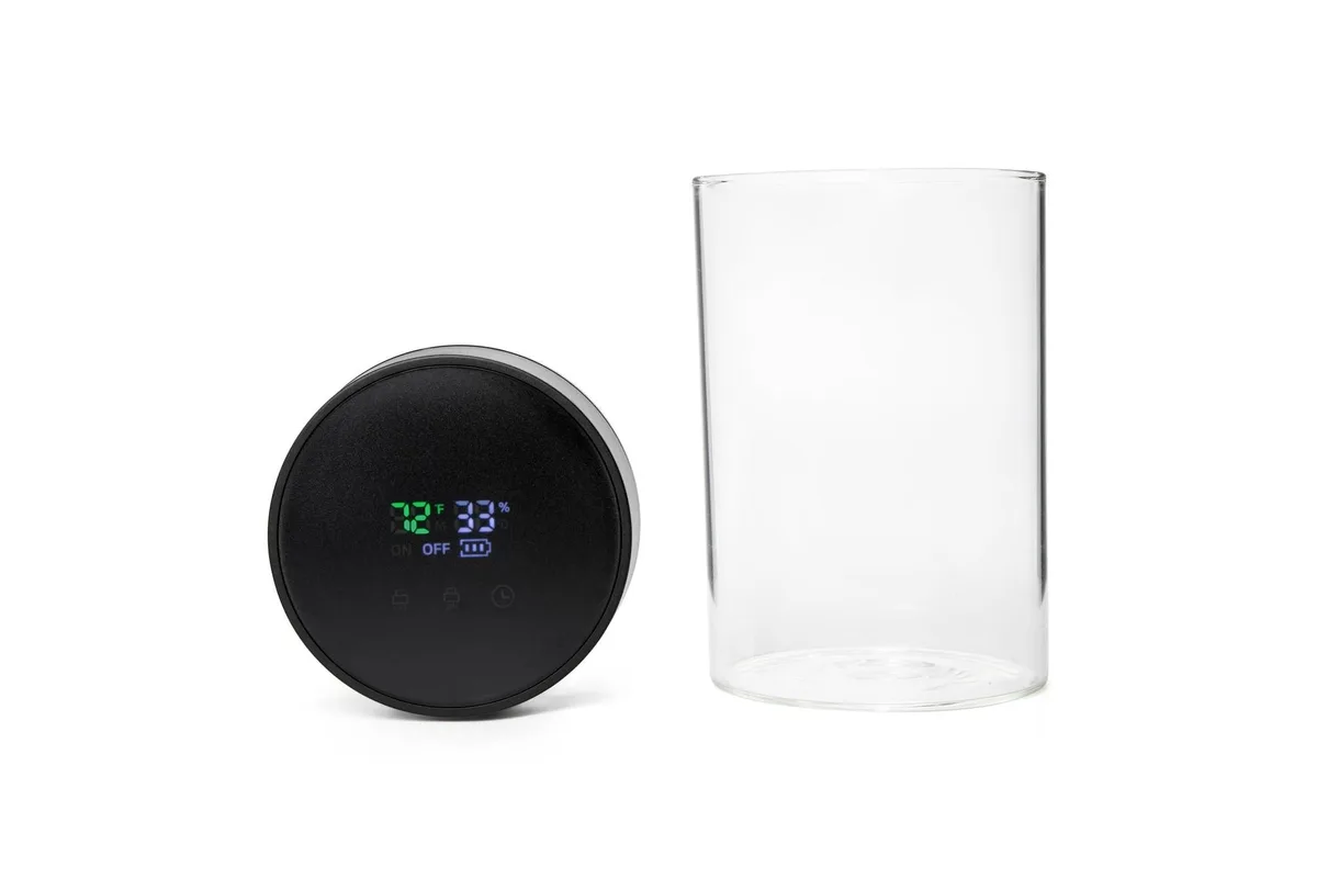 BoYata BoYata 2 in 1 Accessory Smart Jar Vacuum Seal Hygrometer 1 Liter — product photo
