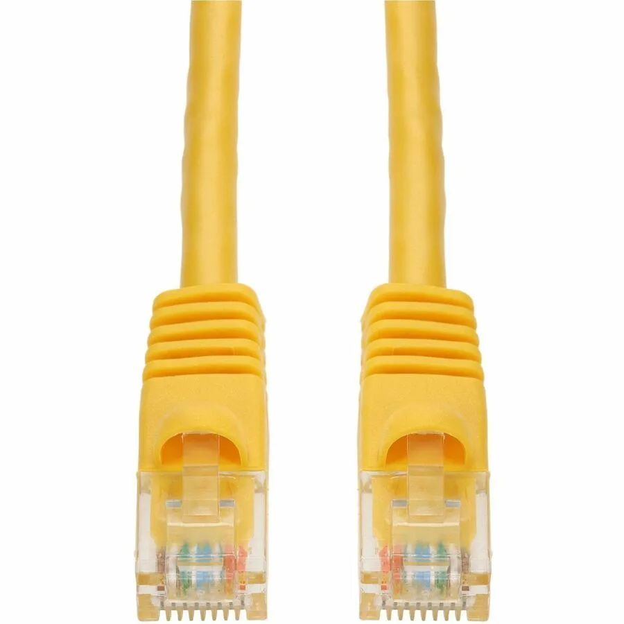 AddOn AddOn 3ft Yellow CAT6A PVC Ethernet Cable Snagless Bubble Boot RJ-45 M/M — product photo