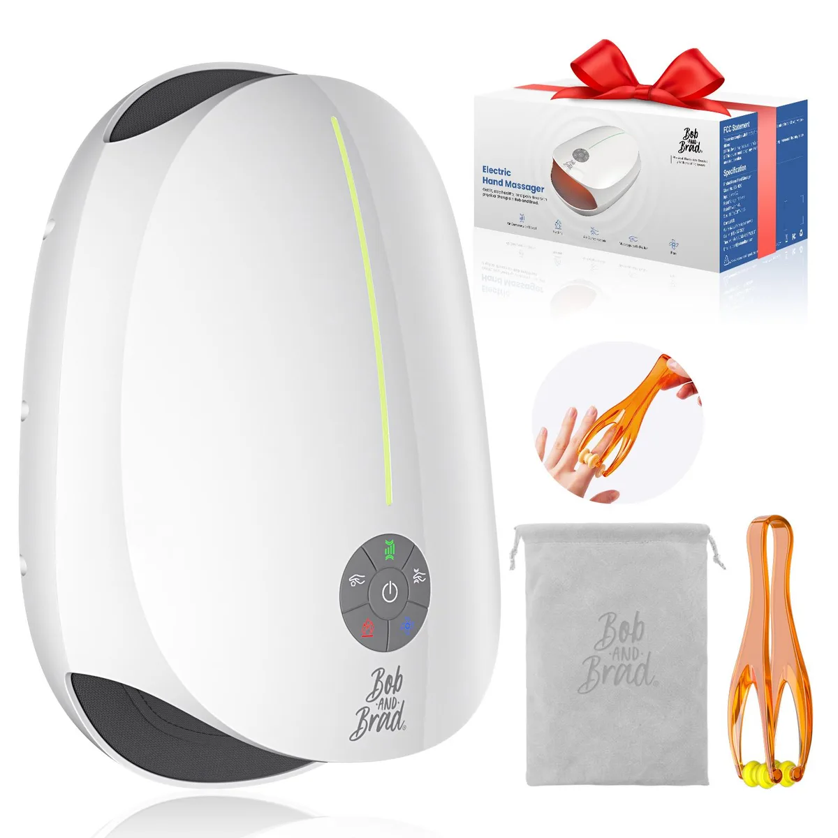 Bob and Brad Bob and Brad ES-H820 Hand Massager Heated Cordless 1800mAh 14W — product photo
