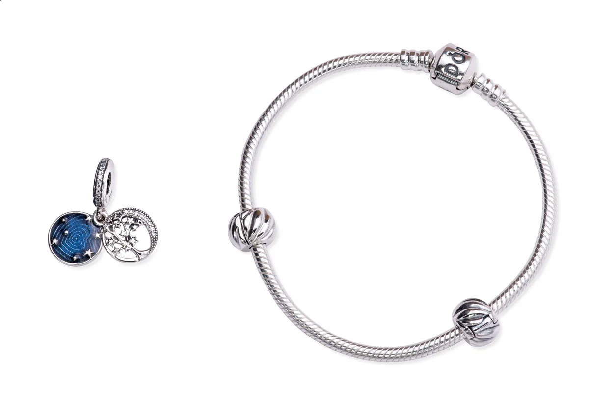 PANDORA PANDORA Galaxy Moon Bracelet Gift Set Sterling Silver 19 cm — product photo