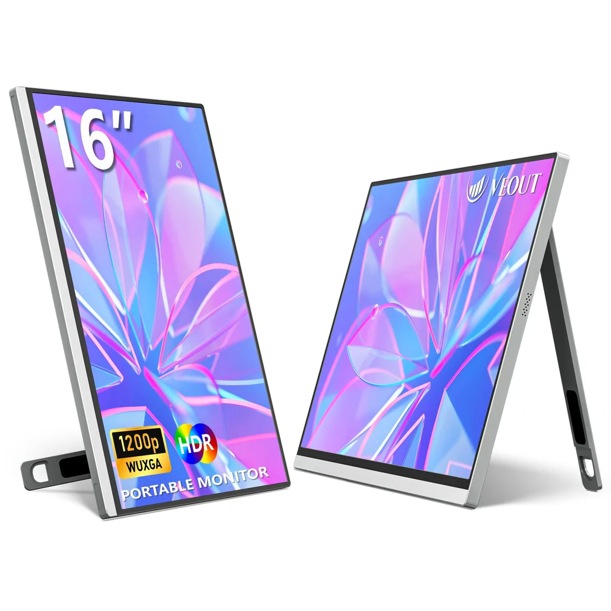 Vielgluck Vielgluck 16" Portable Gaming Monitor 1920x1200 60Hz Silver — product photo