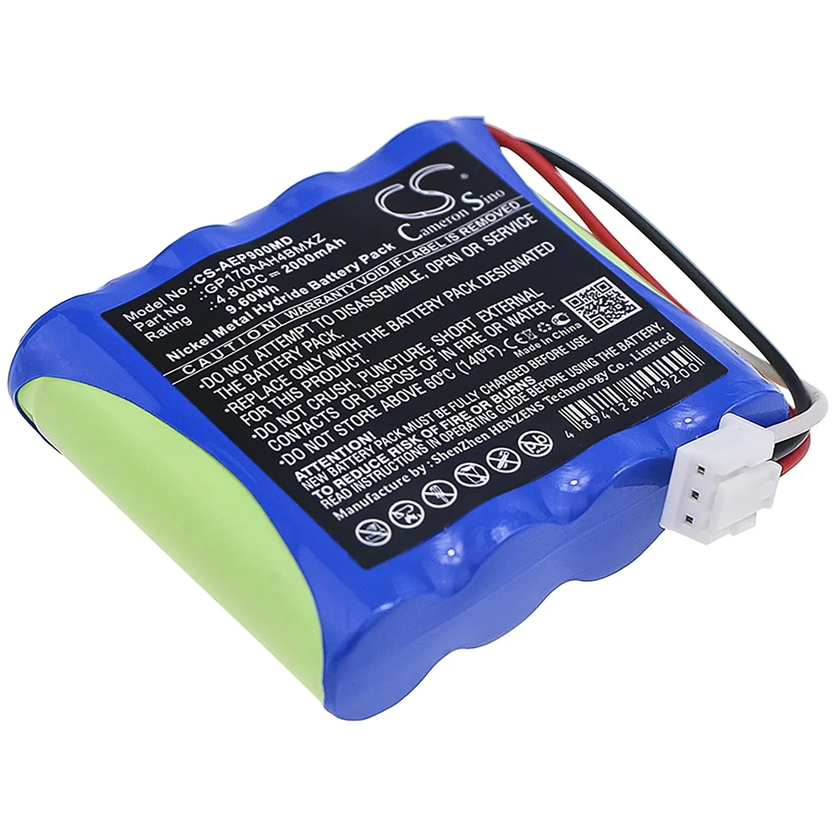 Cameron &amp; Co Cameron &amp; Co DS-CS-AEP900MD Ni-MH 4.8V 2000mAh Blue battery — product photo