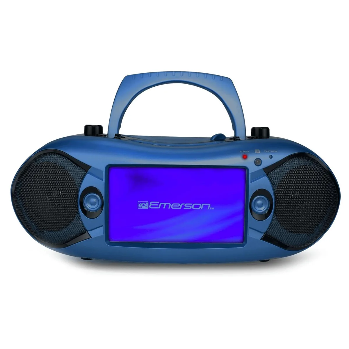 Emerson Emerson EDL-2870-BK Blue 7" LCD DVD Boombox — product photo