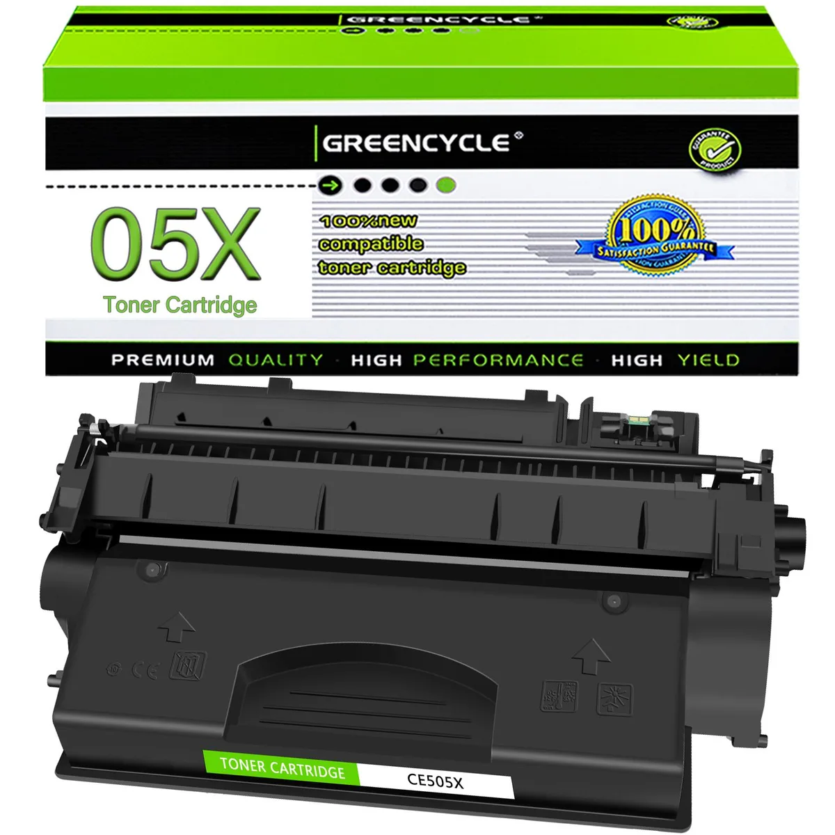 GREENCYCLE GREENCYCLE CE505X High-Yield Toner Cartridge 6900 Pages Black — product photo