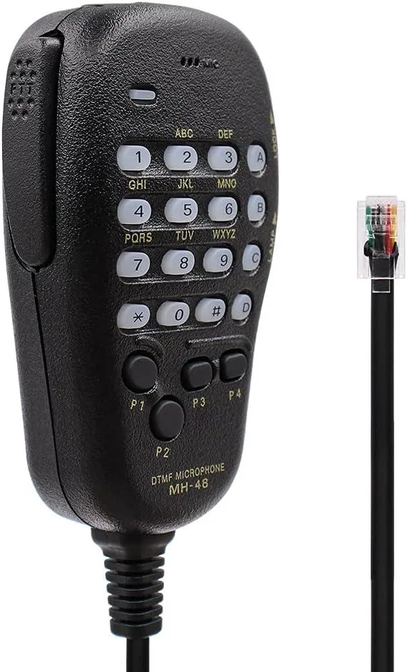 usbroway usbroway Handheld Speaker Microphone MH-48A6J for YAESU FT-1500/1802/1807/1900/2900/7800/7900/8500/8900 — product photo