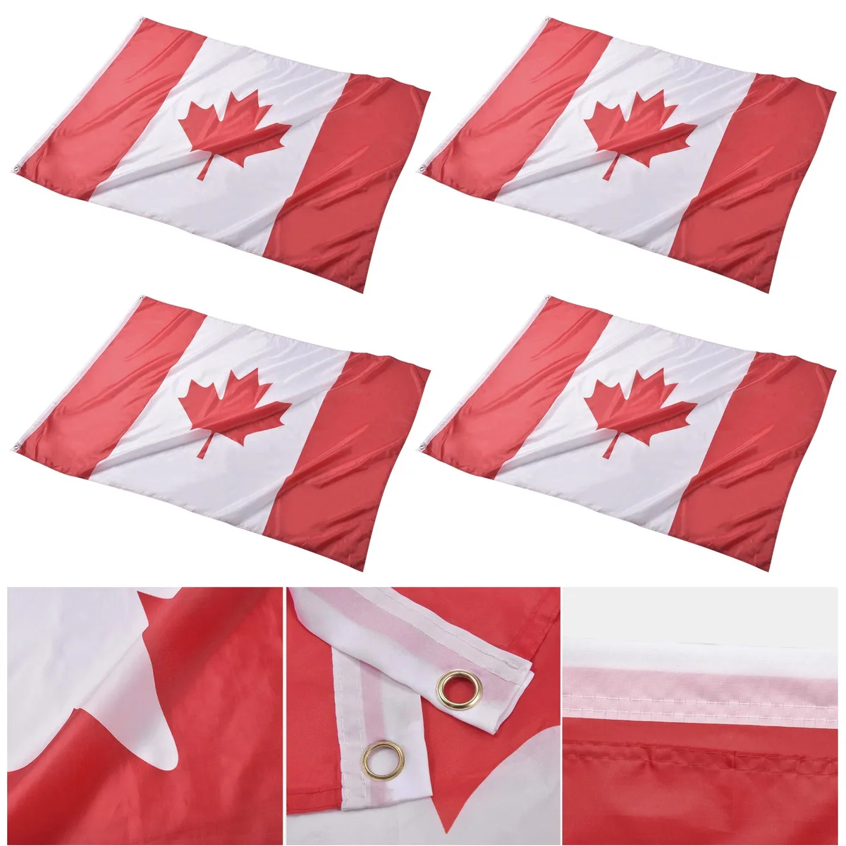 Yescom USA, Inc. Yescom USA, Inc. Canada Flag 4x6 ft Polyester 4 Pack 22FLA006-CA-46ORX4 — product photo