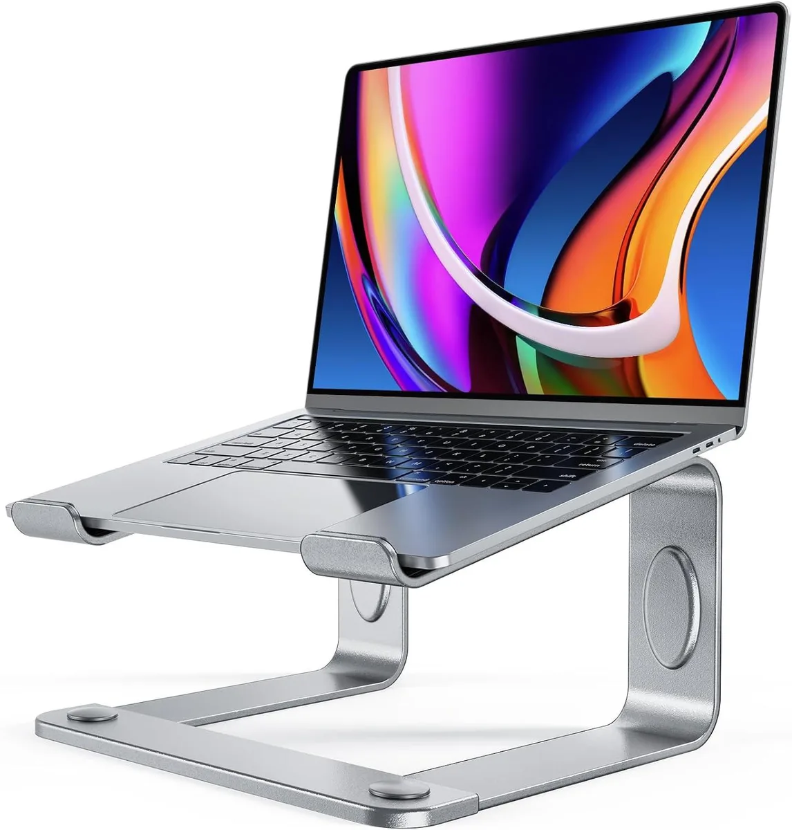 GCROWN GCROWN Laptop Stand Silver 10-15.6 Inch laptop cooling pad — product photo