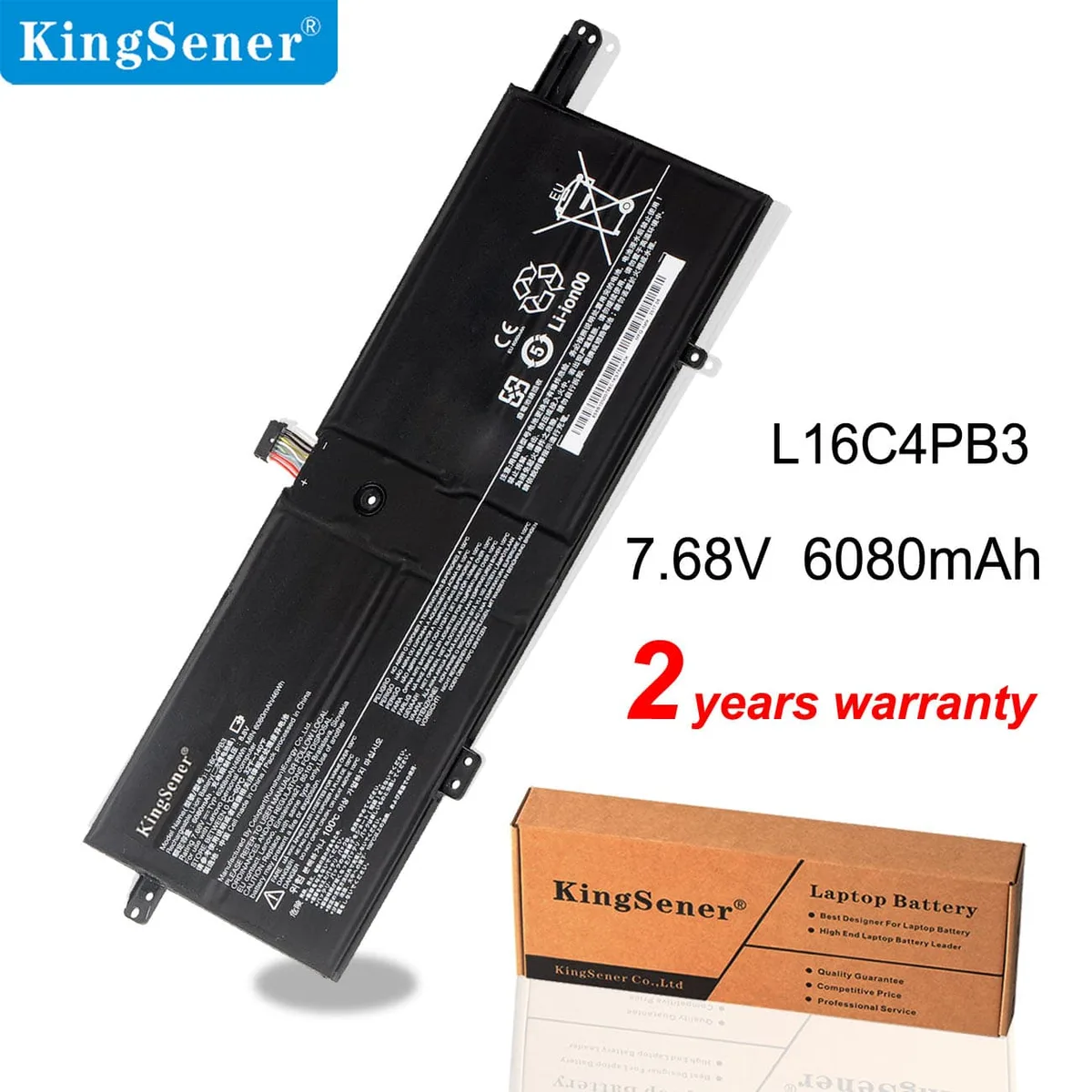 KingSener KingSener L16C4PB3 6268mAh laptop battery — product photo